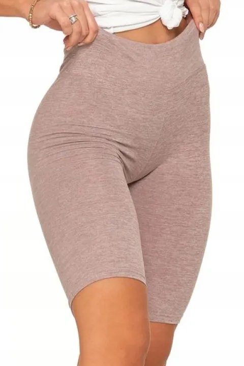 KOLARKI Krótkie Legginsy Wysoki Stan Kryjące Wygodne Gładkie MORAJ L/XL