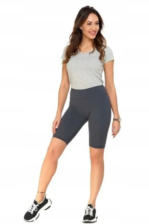 Kolarki Krótkie Legginsy Wysoki Stan Kryjące Gładkie Wygodne MORAJ L/XL