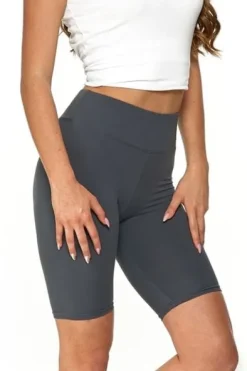 Kolarki Krótkie Legginsy Wysoki Stan Kryjące Gładkie Wygodne MORAJ L/XL