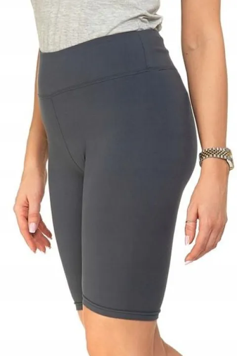 Kolarki Krótkie Legginsy Wysoki Stan Kryjące Gładkie Wygodne MORAJ L/XL