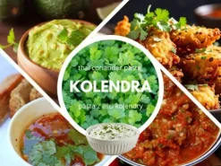 Kolendra siekana pasta ze świeżych liści tajska coriander paste Thai delight 200g