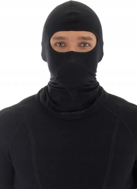 Kominiarka Termoaktywna Czarna BRUBECK Bezszwowa z Polimadu S/M