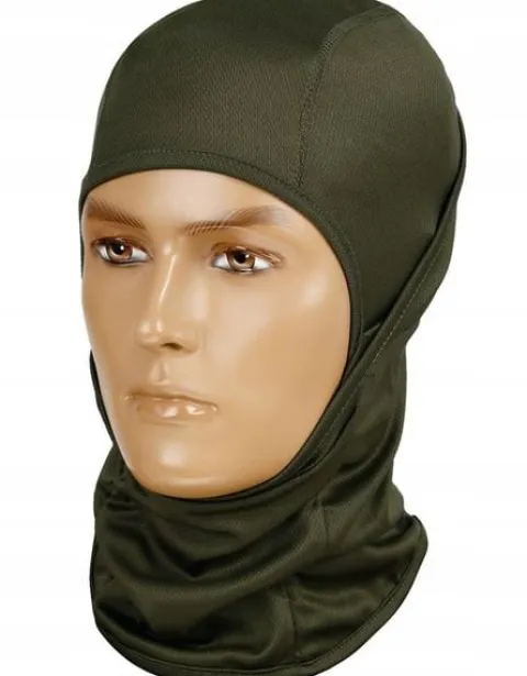 Kominiarka termoaktywna uniwersalna Mil-Tec Balaclava pod kask olive