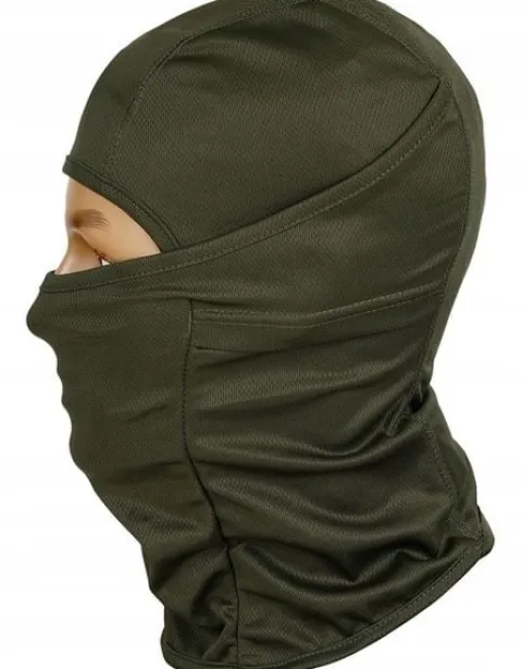 Kominiarka termoaktywna uniwersalna Mil-Tec Balaclava pod kask olive