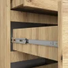 Komoda do salonu K 120 cm 10 szuflad - dąb artisan