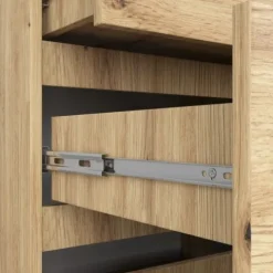 Komoda do salonu K 120 cm 10 szuflad - dąb artisan