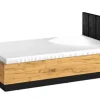 Łóżko Młodzieżowe 120x200 cm Craft Złoty + Czarny + Stal Premium COLLEN ML