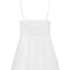 Komplet 810-BAB-2 babydoll i stringi - biały - Obsessive S/M