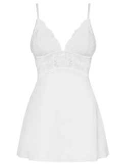 Komplet 810-BAB-1 babydoll i stringi - czarny - Obsessive S/M