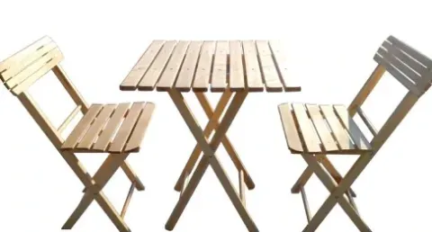 Komplet mebli na balkon lub taras stolik kwadrat60
