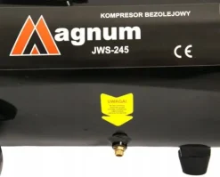 KOMPRESOR BEZOLEJOWY MAGNUM JWS 245 CICHY 24 L