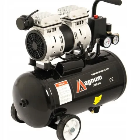 KOMPRESOR BEZOLEJOWY MAGNUM JWS 245 CICHY 24 L
