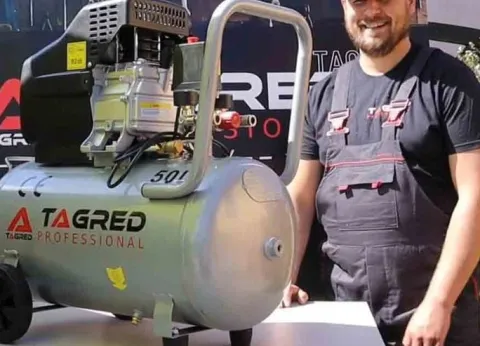 KOMPRESOR OLEJOWY SPRĘŻARKA 50L GRATIS ZESTAW 6w1