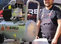 KOMPRESOR OLEJOWY SPRĘŻARKA 50L GRATIS ZESTAW 18w1