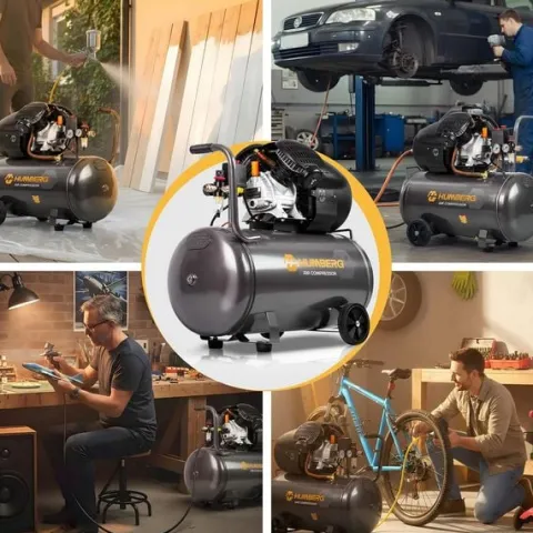 Kompresor sprężarka powietrzna olejowa 100l 8 bar Humberg HM-257