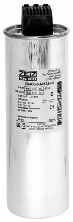 KONDENSATOR 12,5KVAR 440V KOMPENSACJA MOCY BIERNEJ