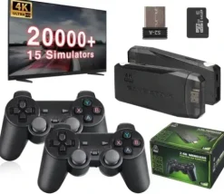 KONSOLA BEZPRZEWODOWA GRA RETRO +2 PADY 20000 GIER prezenty dla dzieci 64G