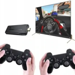KONSOLA BEZPRZEWODOWA GRA RETRO +2 PADY 20000 GIER prezenty dla dzieci 64G