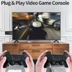 KONSOLA RETRO GRA TELEWIZYJNA BEZPRZEWODOWE 2 PADY 64G 20000 EMULATOR GIER