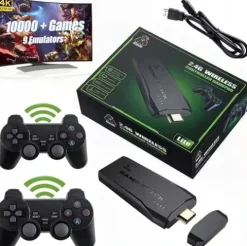 KONSOLA RETRO GRA TELEWIZYJNA BEZPRZEWODOWA HDMI +2PADY TV WIFI +20000 GIER