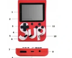 Konsola Retro Mini 400 Gier, przenośna + PAD