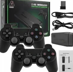 KONSOLA RETRO TV GRA TELEWIZYJNA EMULATOR BEZPRZEWODOWE PADY