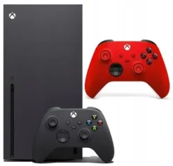 Konsola Xbox Series X 1TB + 2X Pad Czarny/Czerwony