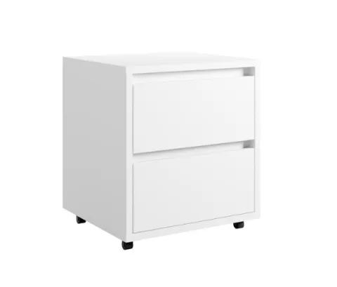 Kontenerek 2 Szuflady 2SZ 50 cm Biały FLAT LOFT MX - 2 Kolory