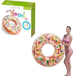 Koło dmuchane do pływania z łatką Donut Intex 99cm