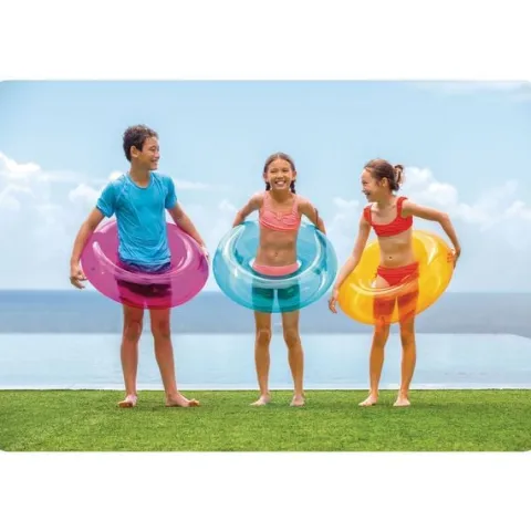 Koło do pływania pomarańczowe 76 cm INTEX 59260