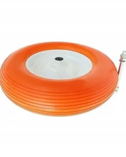 KOŁO DO TACZKI PEŁNE PIANKOWE 400-8 400/8 400x8 PU Z OŚKĄ BEZDĘTKOWE