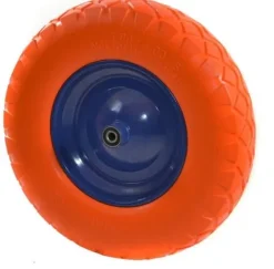 KOŁO DO TACZKI PEŁNE PIANKOWE 400-8 400/8 400x8 PU Z OŚKĄ BEZDĘTKOWE
