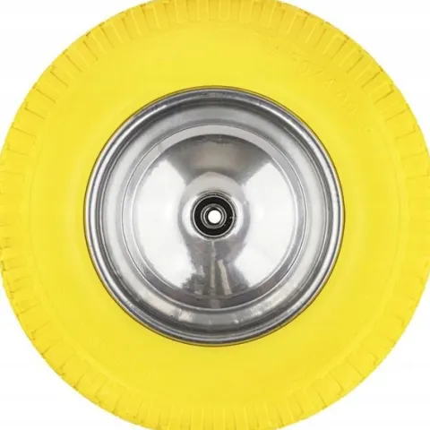 KOŁO KÓŁKO BEZDĘTKOWE DO WÓZKA TACZKI 40cm 4.80/4.00-8 PEŁNE PU