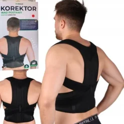 Korektor wad postawy kręgosłupa prostotrzymacz ortopedyczny proste plecy M