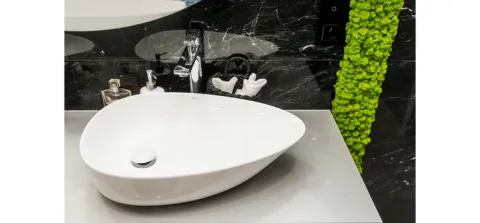 Korek umywalkowy automatyczny klik-klak ceramiczny biały uniwersalny