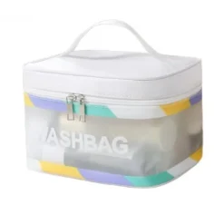 Kosmetyczka rozkładana WASHBAG kuferek krem KS75