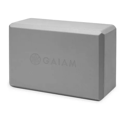 Kostka do jogi z pianki szara Gaiam