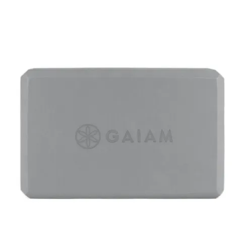Kostka do jogi z pianki szara Gaiam