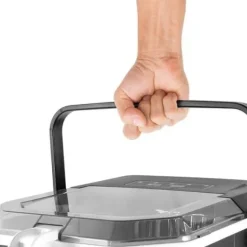 Kostkarka do lodu 12kg/24h Kitchencook CUBEO BLACK 2 wielkości kostek