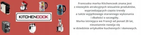Kostkarka do lodu 12kg/24h Kitchencook CUBEO BLACK 2 wielkości kostek