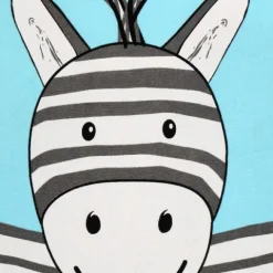 Kosz do przechowywania zabawek i ubrań pojemnik z uszami zebra
