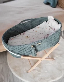 Kosz Mojżesza BOHO Handmade ze stojakiem - laurel