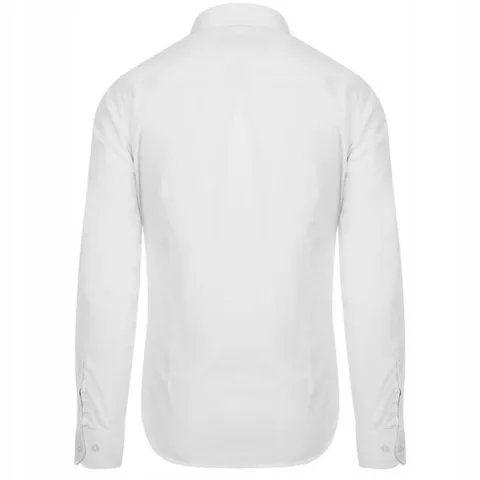 KOSZULA BIAŁA ELEGANCKA KLASYCZNA - BAWEŁNA 41/42