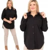 KOSZULA DAMSKA ELEGANCKA BAWEŁNIANA KLASYCZNA OVERSIZE ROZPINANA