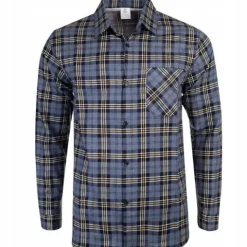 KOSZULA FLANELOWA CASUAL W KRATE MĘSKA 100% BAWEŁNA r. XXL
