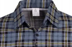 KOSZULA FLANELOWA CASUAL W KRATE MĘSKA 100% BAWEŁNA r. XXL