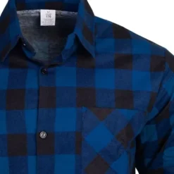 KOSZULA FLANELOWA CASUAL W KRATE MĘSKA 100% BAWEŁNA r. XL