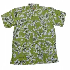 KOSZULA HAWAJSKA T-SHIRT HAWAJSKI KWIATY PAPUGIXXL