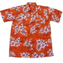KOSZULA HAWAJSKA T-SHIRT HAWAJSKI KWIATY PAPUGI M