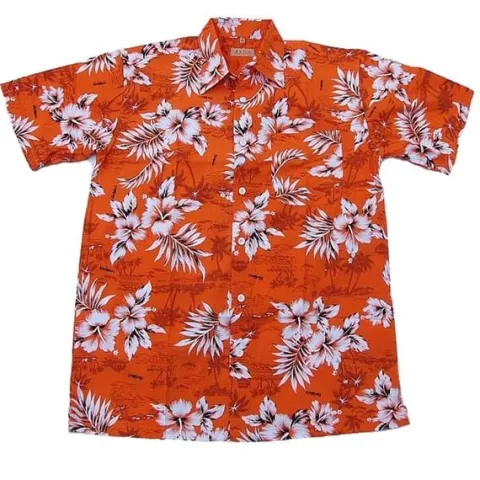 KOSZULA HAWAJSKA T-SHIRT HAWAJSKI KWIATY PAPUGIXXL